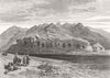 AFGHANISTAN. Caves under the Pheel Khana Tope, Valley of Jalalabad 1885 print