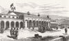 KASHMIR. Palace Built 2 months Maharajah Prince Wales Jummoo 1878 old print