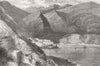 ALPES-MARITIMES.Nice.Accident.Where carriage & horses fell into precipice 1883