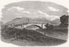 SHEFFIELD. Sheffield floods. Hillsborough after the flood 1864 old print