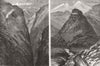NEW MEXICO.Denver Rio Grande railway.Toltec Gorge San Juan Mtns;Veta pass 1881