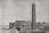 EGYPT. Obelisk Presented Khedive of to US Govt 1879 old antique print picture