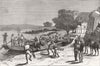 AFGHANISTAN. Afghan Campaign-Reinforcements for Kabul. Crossing Indus 1879