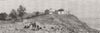 ISRAEL. The House of Simon the Tanner, at Jaffa, Syria 1881 old antique print