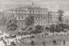 GERMANY. New Ducal palace at Darmstadt, where Princess Alice died 1878 print