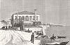 TURKEY. General Ignatieff's House at Yeşilköy, peace signed 1878 old print