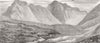 CUMBRIA. Pillar mountain, Cumberland hills, where Mr Edward Barnard died 1876