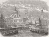 MEXICO. Disembarkation of Spanish troops at Veracruz 1862 old antique print
