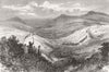 DEVON. The Autumn Manceuvres. Road from Prince town to Horrabridge 1873 print