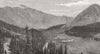 COLORADO. Denver & Rio Grande railway.Fremont pass,Headwater of Arkansas 1882