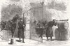 PARIS. Siege of Paris. A Prussian look-out post, St Cloud 1870 old print