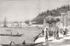 TURKEY. Buyukdere, Porte declines to allow Russian troops Embark 1878 print