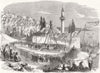 TURKEY.Lord Stratford de redcliffe keystone of memorial Church at Istanbul 1858