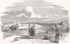 SOUTH AFRICA. The Governor's house, King William's town 1852 old antique print