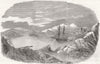 GREENLAND.Fiskernces, a Danish settlement, south of, with Isabel at Anchor 1858