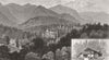 ROMANIA. Palace & hunting Lodge of King Roumania Carpathian Mountains 1882