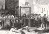 RHÔNE. Making chassepot bullets at Lyons 1870 old antique print picture