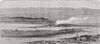 ICELAND. A Hot spring in a river in Reykholtsdalur, Iceland 1872 old print