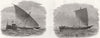 SEASCAPES. Radane of the Arabian coast; Matapa boat of the Northern rivers 1873