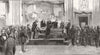 WASHINGTON DC. President Garfield lying in State Rotunda of Capitol 1881 print