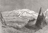 GERMANY. The Dannevirke, Redoubt No 10 1864 old antique vintage print picture