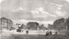 DENMARK. Amalienborg square, Copenhagen 1863 old antique vintage print picture