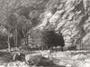 UTAH. Weber Valley Tunnel 1869 old antique vintage print picture