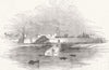 MEXICO. Campeche 1844 old antique vintage print picture