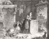 CINDERELLA. Fairy Godmother. Pumpkin coach. Cruikshank 1854 old antique print
