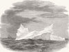 POLAR. Iceberg passed ship Northumberland, her voyage round Cape Horn 1852