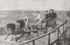 RUSSIA. Travelling in-Corduroy road between St Petersburg & Archangel 1881