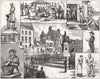 BOULOGNE.Frederic Sauvage fetes.Statue unveiling Liane;Fish market;Theatre 1881