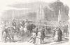 ALGERIA. Visit of Abd-el-Kader to Versailles 1852 old antique print picture
