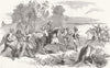 INDIA. Capture of the Robber chief, Rundheer Singh, of Syfabad, in Awadh 1852