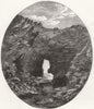 LANDSCAPES. No Caption 1863 old antique vintage print picture
