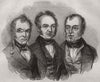 The Burns Festival on the Banks of the Doon. Burns' three sons 1844 old print