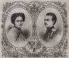 Tsarevich Alexander & Maria Feodorowna, Princess Dagmar of Denmark 1866 print