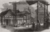 Grand ball at Kandy to the Governor of Ceylon. Library. Sri Lanka 1852 print