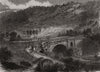 Aqueduct of the Kennet & Avon canal, at Limpley Stoke, nr Bath. Wiltshire 1864