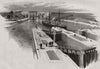 The Manchester Ship Canal. Locks and railway viaduct at Irlam. Lancashire 1893