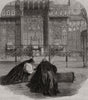 Prayer in the House of Lords. London 1860 old antique vintage print picture