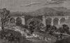 Viaduct on the Lime Branch of the Lancaster & Carlisle Railway. Lancashire 1861
