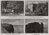 Heligoland. Oberland Pastor's house Yunk Gate North Point 1890 old print