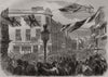 Celebration at Jersey of the opening of the Channel Islands Telegraph 1858
