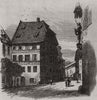 Albert Durer's house. Germany 1864 old antique vintage print picture