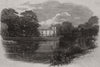 Wilton House, near Salisbury, the seat of the Earl Of Pembroke. Wiltshire 1871