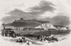 Watering places of England - Dover: the town and heights. Kent 1850 old print