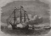 HMS Impregnable saluting the Prince of Wales, Plymouth Harbour. Devon 1860