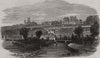 The Lincoln Arboretum. Lincolnshire 1872 old antique vintage print picture