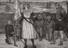 Sarah Bernhardt as Joan of Arc, at Her Majesty's Theatre. France 1890 print